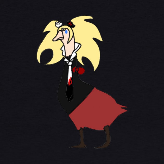 Junko Enoshima as a goose by The Fandom Geese